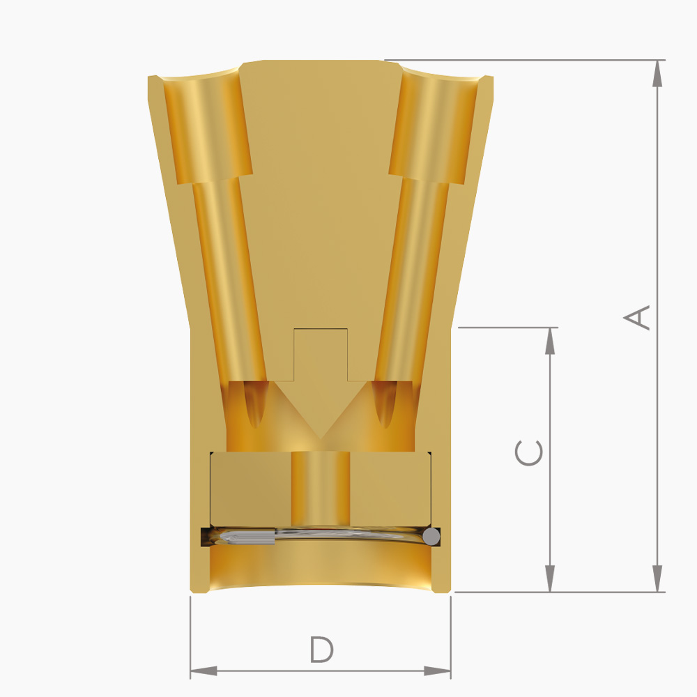 NOZZLE-TYPE DISTRIBUTOR DIMENSIONS