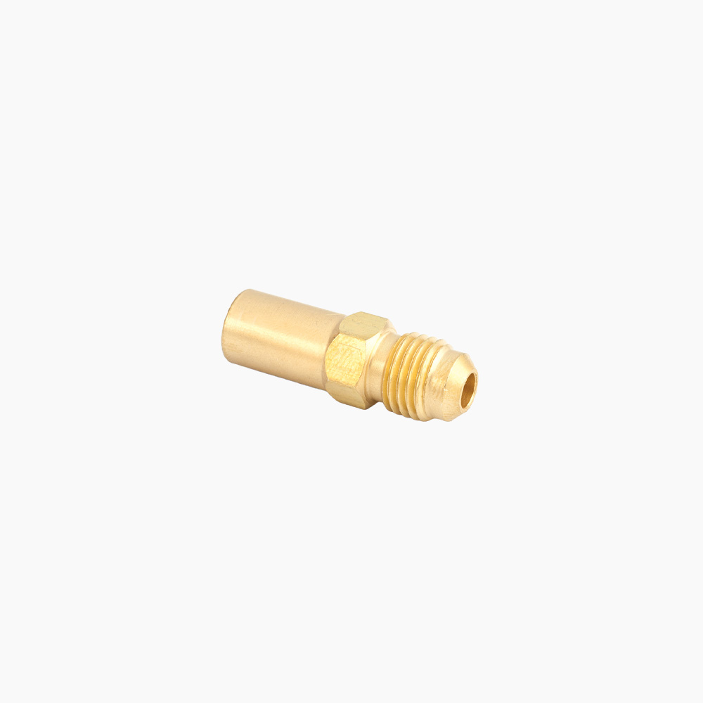 SAE SERVICE 1/4 WELDING UNION WITH SCHRADER