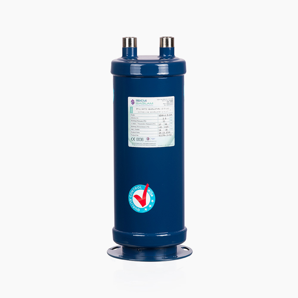 SUCTION LINE ACCUMULATORS – SEHA SERIES