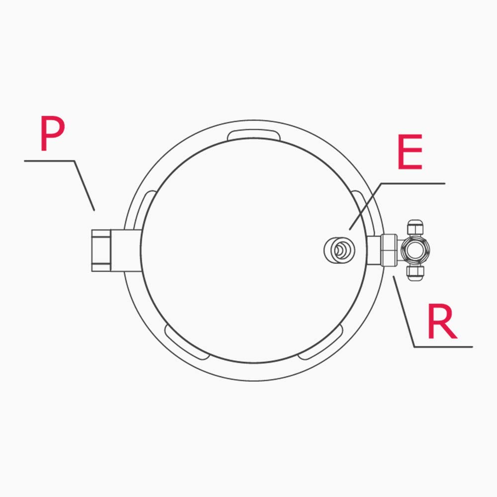 VERTICAL LIQUID RECEIVERS WITH VALVE