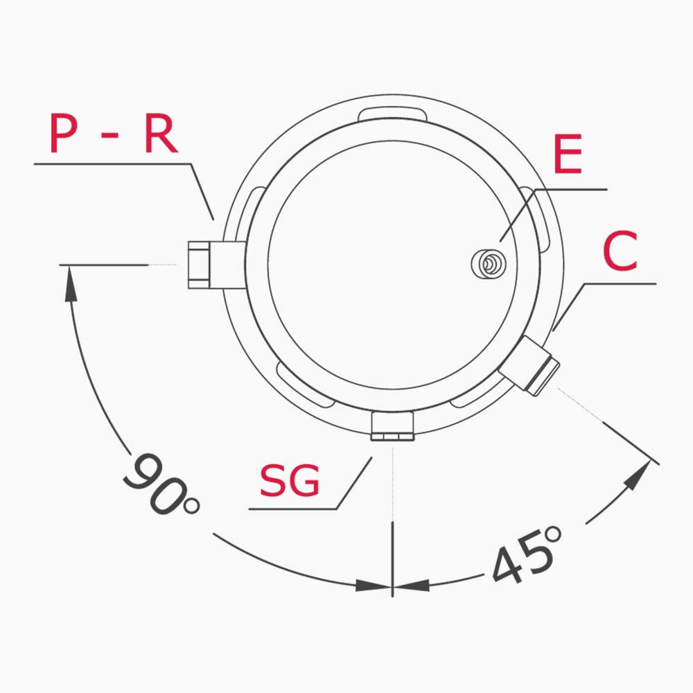 VERTICAL LIQUID RECEIVERS WITH VALVE AND SIGHT GLASSES
