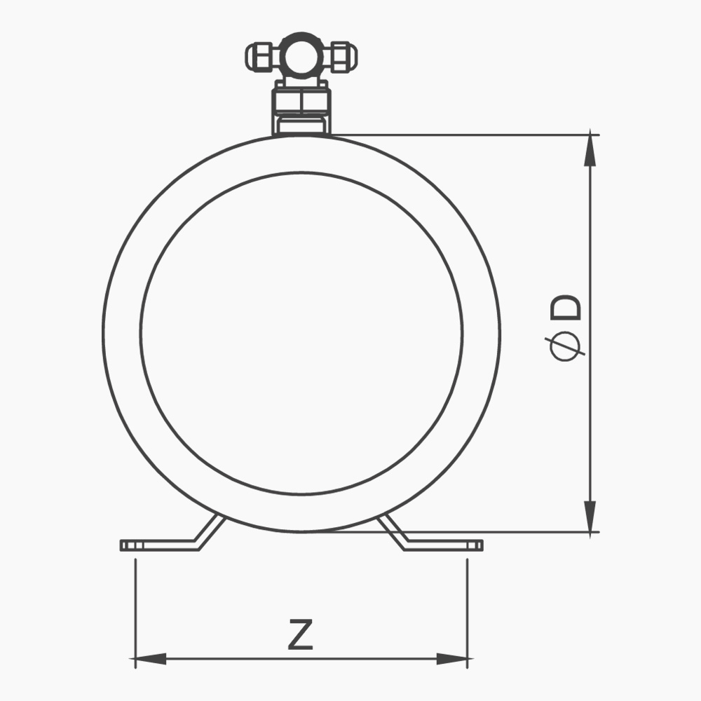 DEEP DRAWN HORIZONTAL LIQUID RECEIVERS WITH VALVE