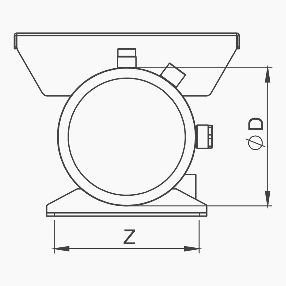 BASEPLATE HORIZONTAL LIQUID RECEIVERS WITH VALVE