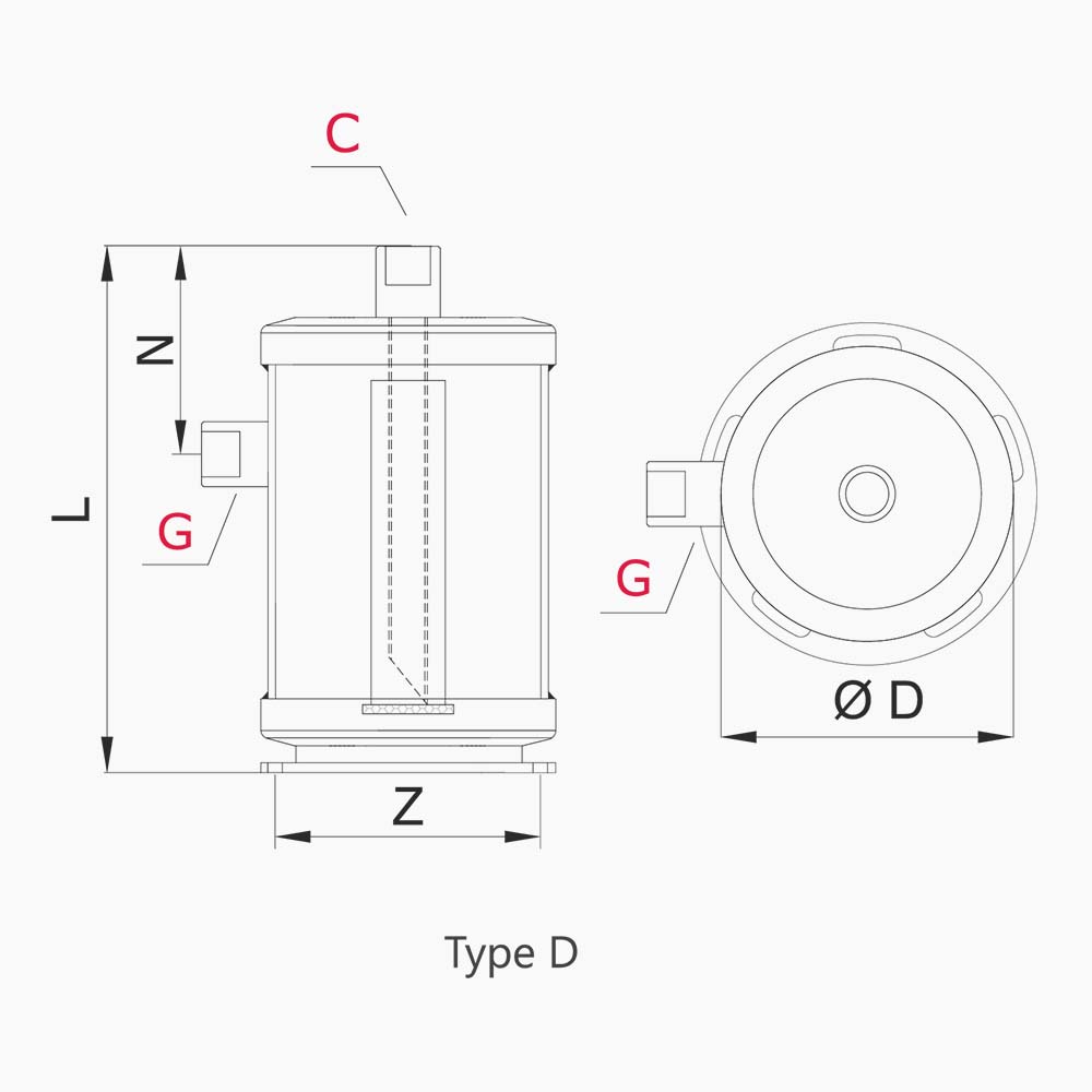SUCTION LINE ACCUMULATORS – SEHALT SERIES