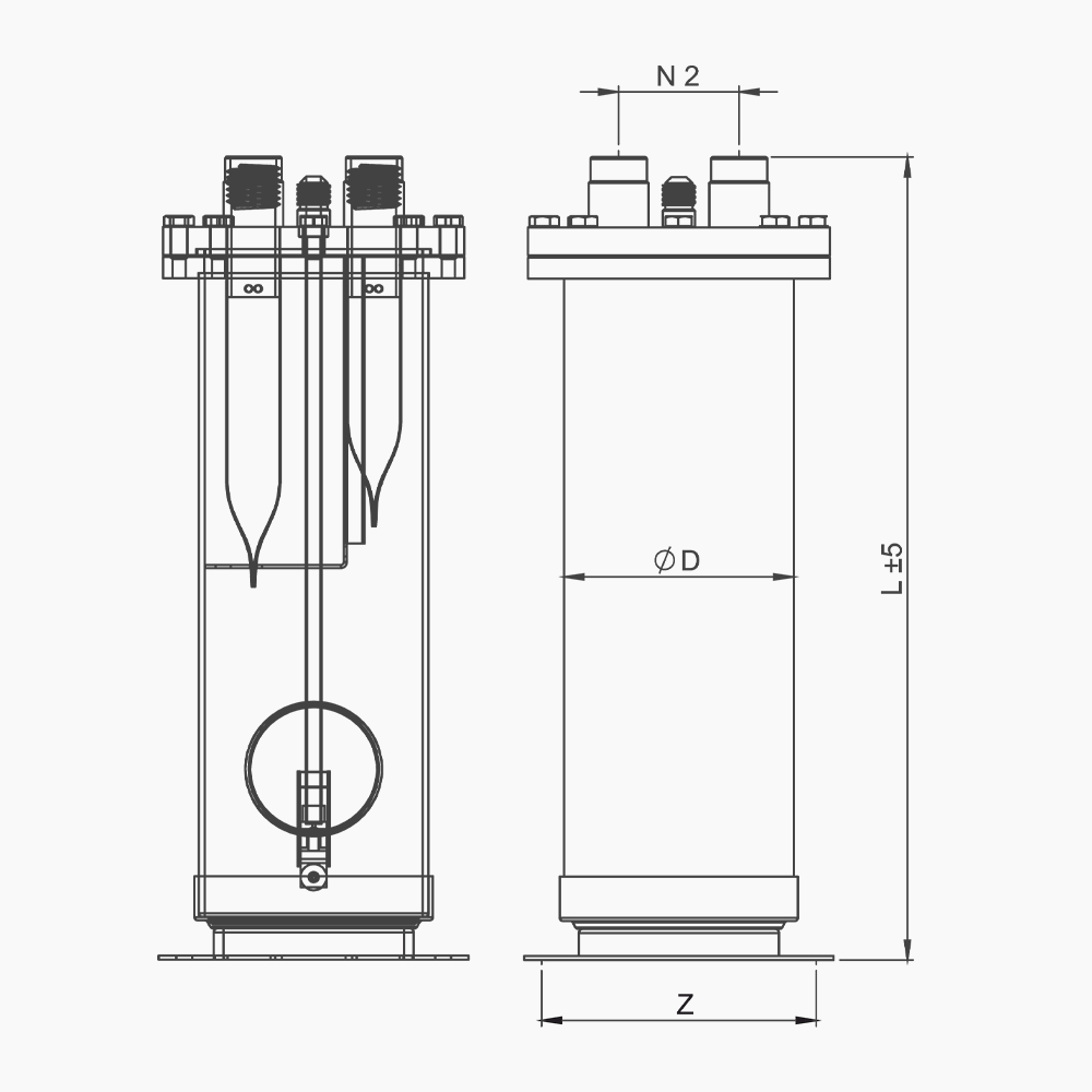STANDARD OIL SEPARATORS FOR FLANGE