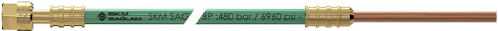 1/4″ DN4 Straight Press Fittings + 1/4″ Copper Tube For DN4 Görseli