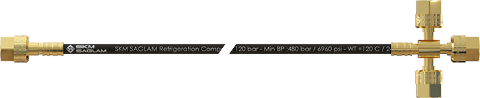 1/4″ Straight Press Fittings + 1/4″ DN2 Spider Pinion with Triplet Nuts, Upper, Bottom, Right Fittings Görseli