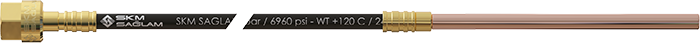 1/4″ DN2 Straight Press Fittings + 1/4″ Copper Tube for DN2 Görseli