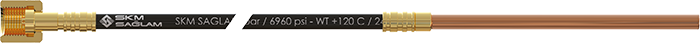 1/4” DN2 Schrader Straight Fittings + 1/4” Copper Tube for DN2 Görseli